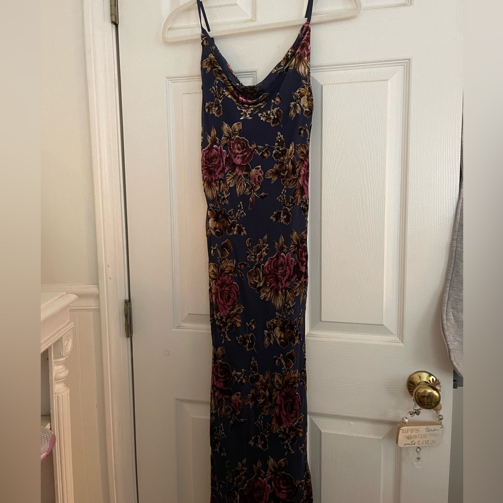 Princess Polly dress navy size 4. Only worn once